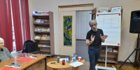 📔Творческий взрыв в библиотеке Рутмана: создание уникальных обложек для детских книг - ЦБС Советского городского округа