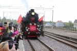 Победный эшелон в гостях у советчан.
